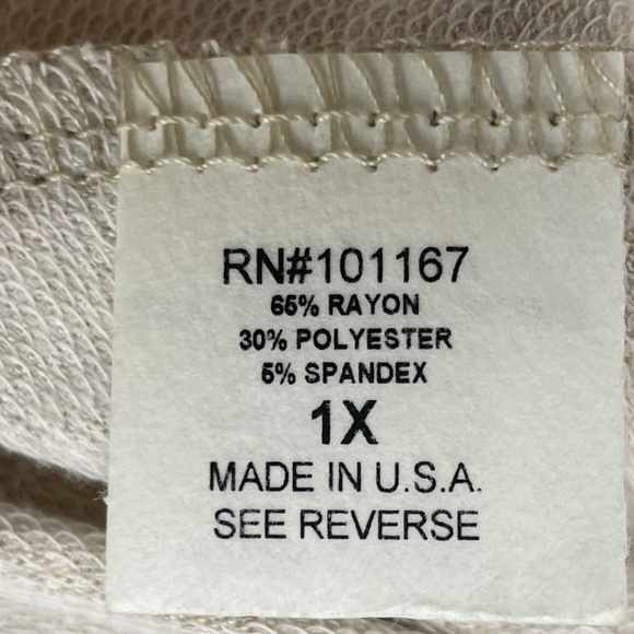 Women’s Cha Cha Vinte Beige 1X Tunic Top - Picture 11 of 14